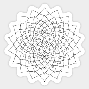 Floral Mandala Sticker